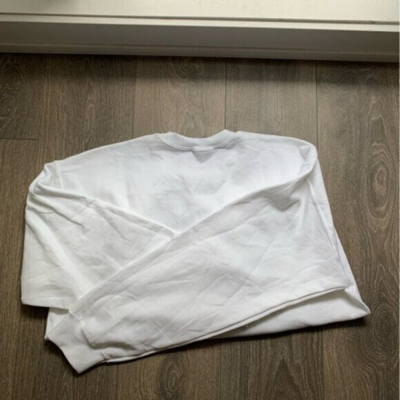 Women's Graphic Logo Coffee Leggings Leopard Casual Pullover Sweater Size Large - Picture 7 of 11